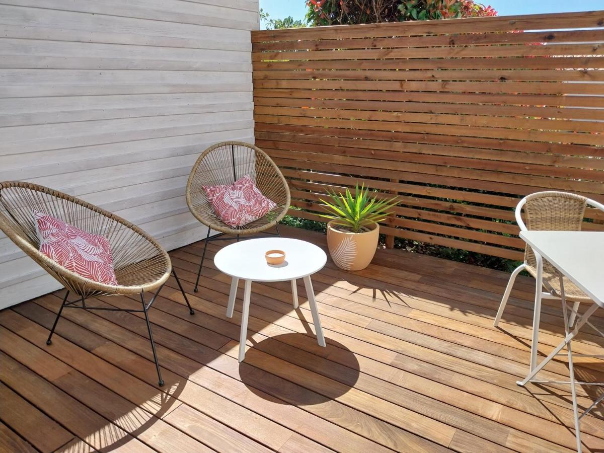 Studio Cocon Enea Bidart, Terrasse Et Parking Ngoại thất bức ảnh