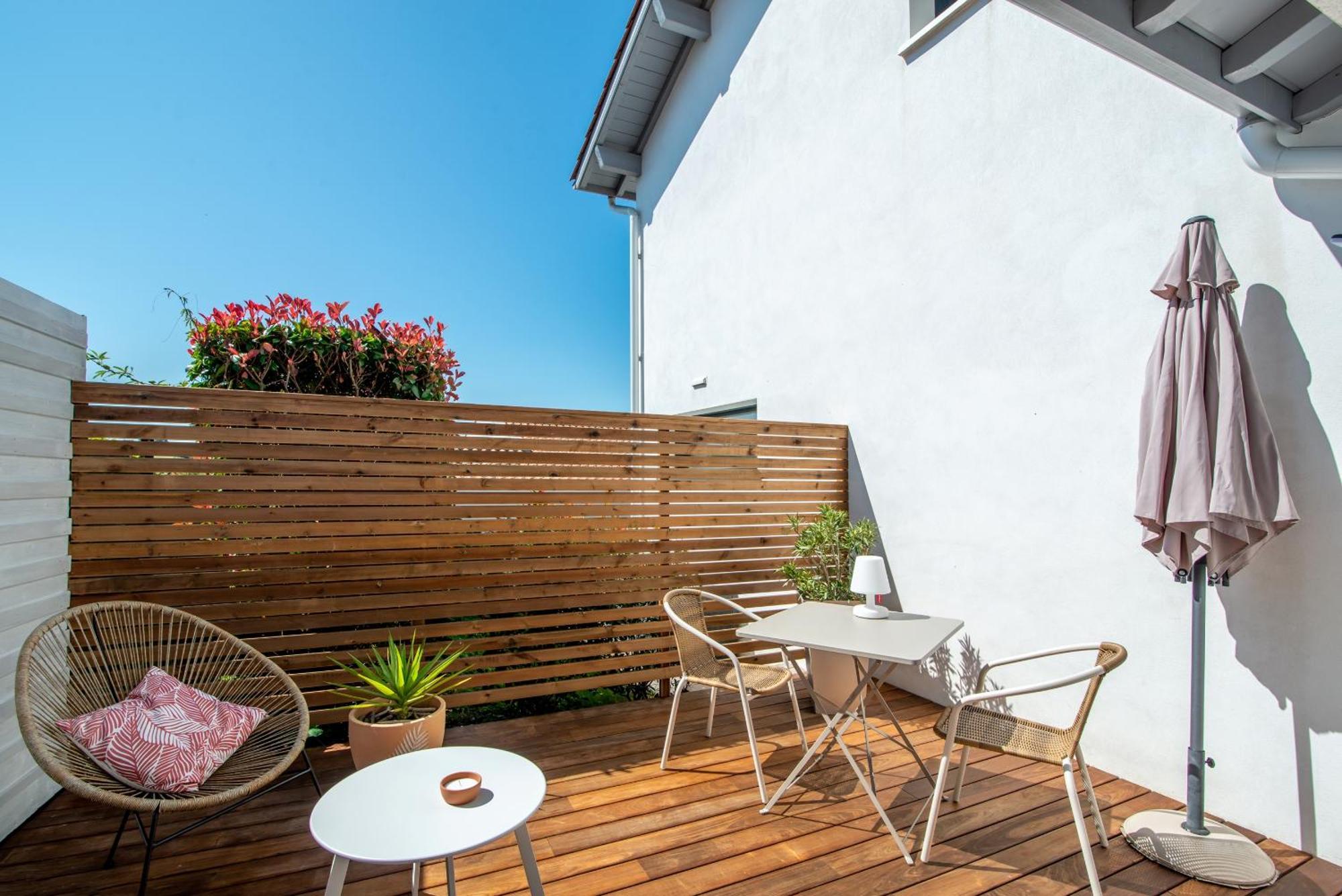 Studio Cocon Enea Bidart, Terrasse Et Parking Ngoại thất bức ảnh